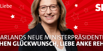 Gratulation an die Saar-SPD