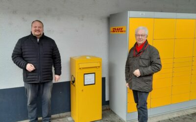 Das Einkaufszentrum (EKZ) auf der Karthause hat seinen Postkasten wieder zurück