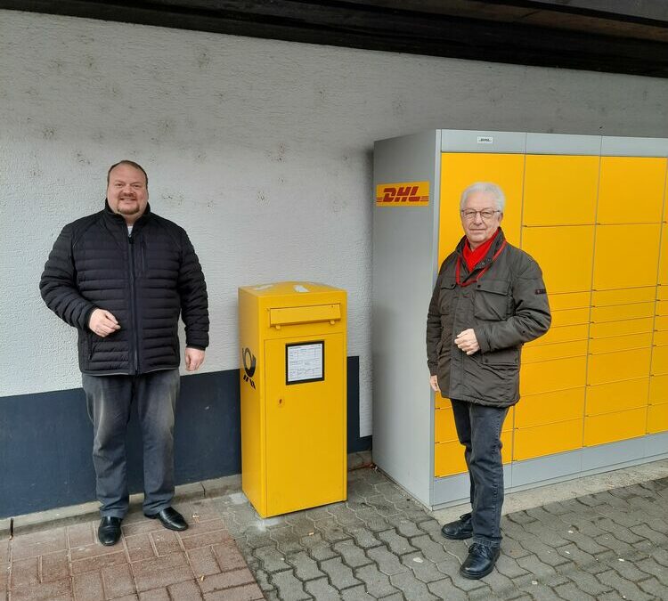 Das Einkaufszentrum (EKZ) auf der Karthause hat seinen Postkasten wieder zurück