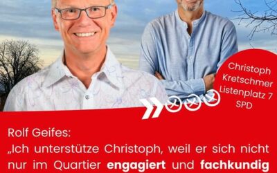 Ich unterstütze Christoph Kretschmer…