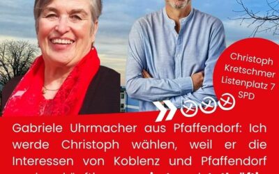 Ich unterstütze Christoph Kretschmer…