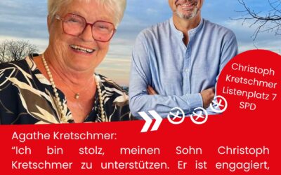 Ich unterstütze Christoph Kretschmer…