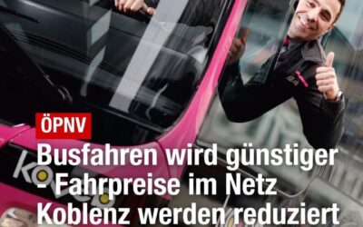 Busfahren wird 2025 billiger!