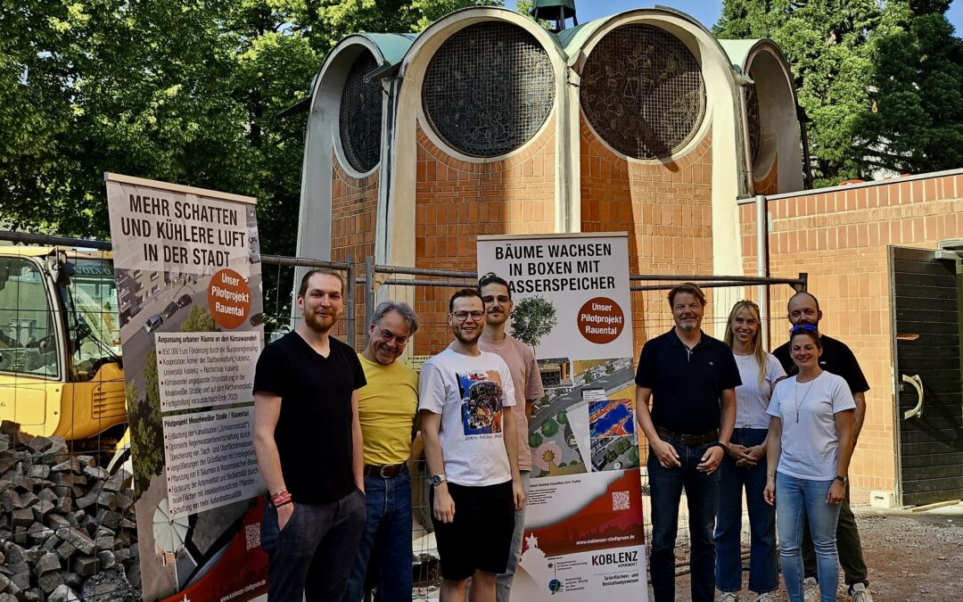 SPD Klima- und Umweltgruppe besucht Pilotprojekt zur Klimaanpassung im Koblenzer Rauental