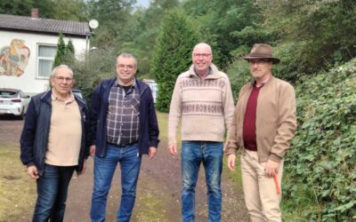 SPD Güls setzt sich für die Ausbesserung der Zufahrt zur Gülser Schützenhalle ein